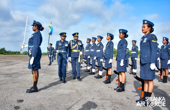 ANNUAL COMMANDER'S INSPECTION AT SLAF BASE VAVUNIYA