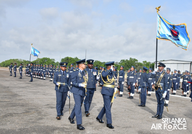 ANNUAL COMMANDER'S INSPECTION AT SLAF BASE VAVUNIYA