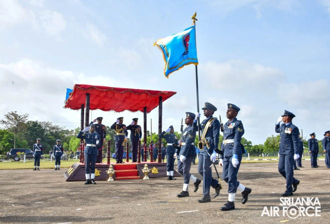 ANNUAL COMMANDER'S INSPECTION AT SLAF BASE VAVUNIYA