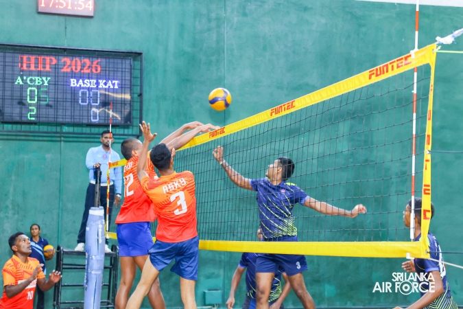 INTER-UNIT INDOOR AND BEACH VOLLEYBALL CHAMPIONSHIP 2026 CONCLUDES AT SLAF BASE KATUNAYAKE