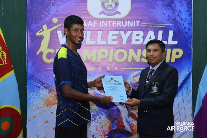 INTER-UNIT INDOOR AND BEACH VOLLEYBALL CHAMPIONSHIP 2026 CONCLUDES AT SLAF BASE KATUNAYAKE
