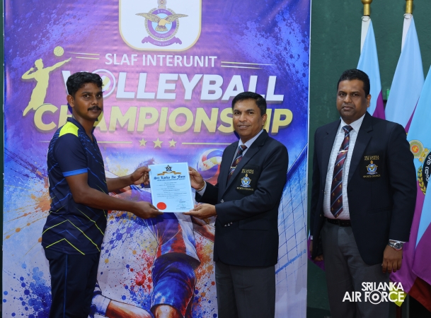 INTER-UNIT INDOOR AND BEACH VOLLEYBALL CHAMPIONSHIP 2026 CONCLUDES AT SLAF BASE KATUNAYAKE