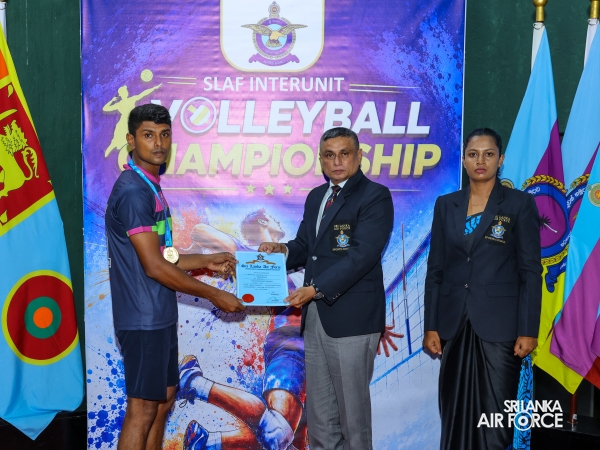 INTER-UNIT INDOOR AND BEACH VOLLEYBALL CHAMPIONSHIP 2026 CONCLUDES AT SLAF BASE KATUNAYAKE