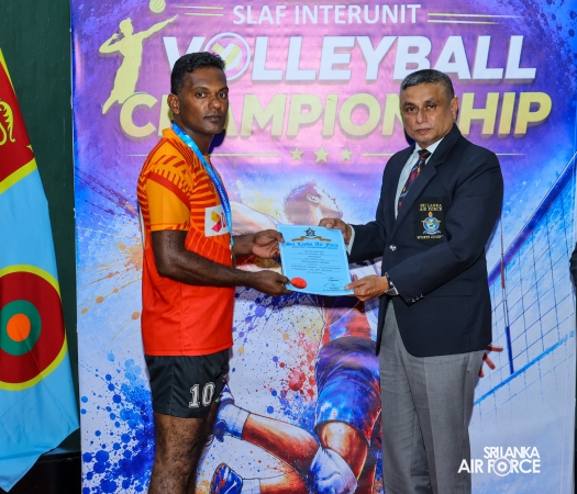 INTER-UNIT INDOOR AND BEACH VOLLEYBALL CHAMPIONSHIP 2026 CONCLUDES AT SLAF BASE KATUNAYAKE