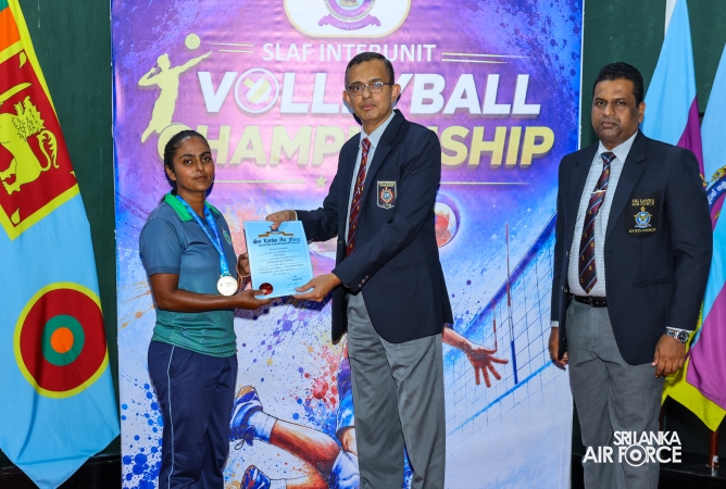 INTER-UNIT INDOOR AND BEACH VOLLEYBALL CHAMPIONSHIP 2026 CONCLUDES AT SLAF BASE KATUNAYAKE