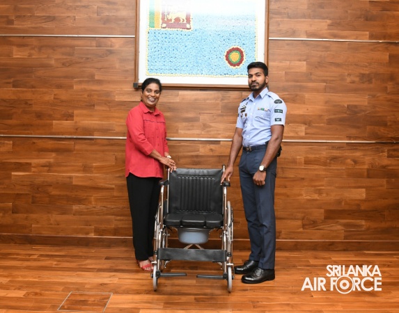 SLAF SEVA VANITHA UNIT DONATES MOBILITY AIDS TO DESERVING FAMILY MEMBERS OF SERVICE PERSONNEL