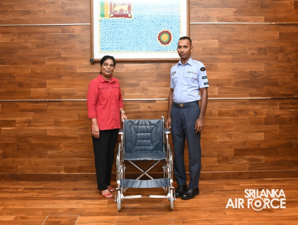 SLAF SEVA VANITHA UNIT DONATES MOBILITY AIDS TO DESERVING FAMILY MEMBERS OF SERVICE PERSONNEL