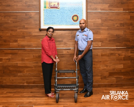 SLAF SEVA VANITHA UNIT DONATES MOBILITY AIDS TO DESERVING FAMILY MEMBERS OF SERVICE PERSONNEL