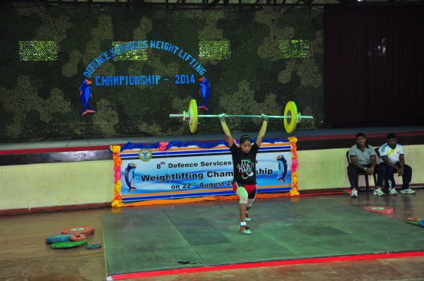 Defence Services Weight Lifting Championship 2014