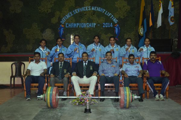 Defence Services Weight Lifting Championship 2014
