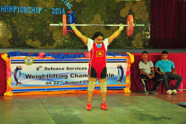 Defence Services Weight Lifting Championship 2014