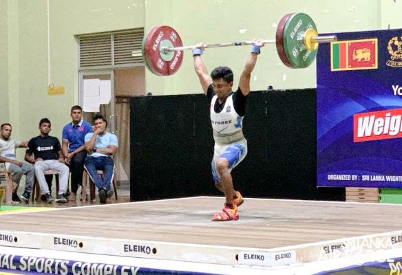 SLAF
MEN’S WEIGHTLIFTERS SECURE THE TITLE IN SRI LANKA YOUTH/SENIOR/JUNIOR
NOVICES WEIGHTLIFTING CHAMPIONSHIP – 2023