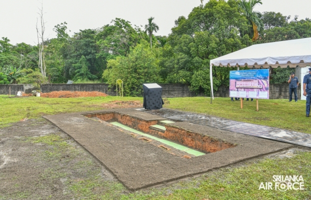 FOUNDATION STONE LAID FOR WELFARE AMENITIES COMPLEX AT DHQC SRI JAYAWARDENEPURA