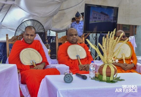 FOUNDATION STONE LAID FOR WELFARE AMENITIES COMPLEX AT DHQC SRI JAYAWARDENEPURA