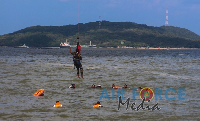 Sea Rescue Training Conducted Regiment Special Force Training School at China Bay