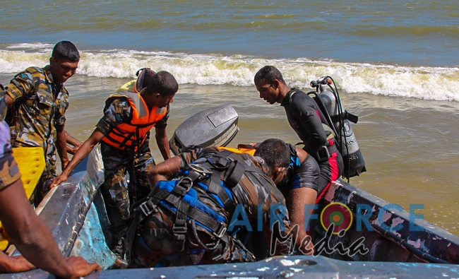 Sea Rescue Training Conducted Regiment Special Force Training School at China Bay