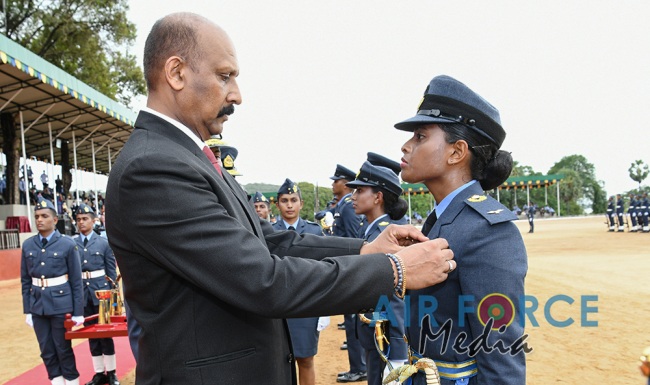 First Batch of Female Pilots Commissioned and Take Wings at Air Force Academy China Bay