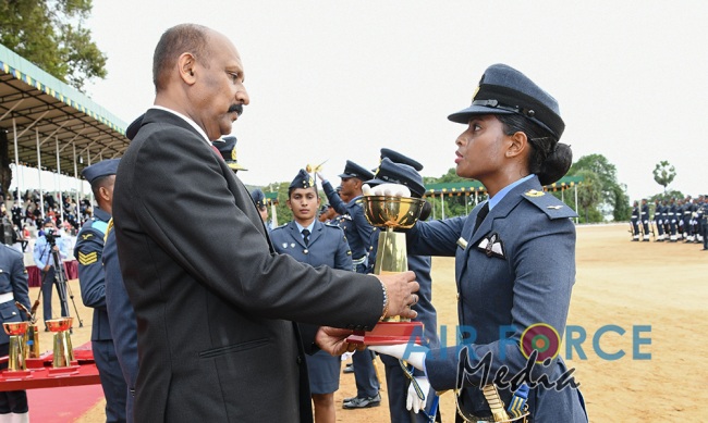 First Batch of Female Pilots Commissioned and Take Wings at Air Force Academy China Bay