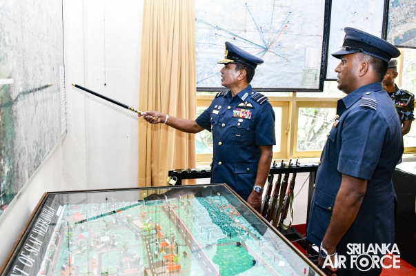 COMMANDER'S INSPECTION OF SLAF STATION WEERAWILA