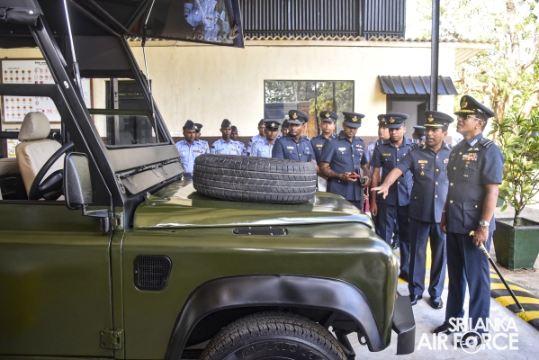 COMMANDER'S INSPECTION OF SLAF STATION WEERAWILA