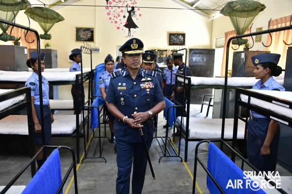 COMMANDER'S INSPECTION OF SLAF STATION WEERAWILA