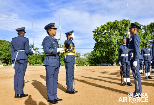 COMMANDER'S INSPECTION OF SLAF STATION WEERAWILA