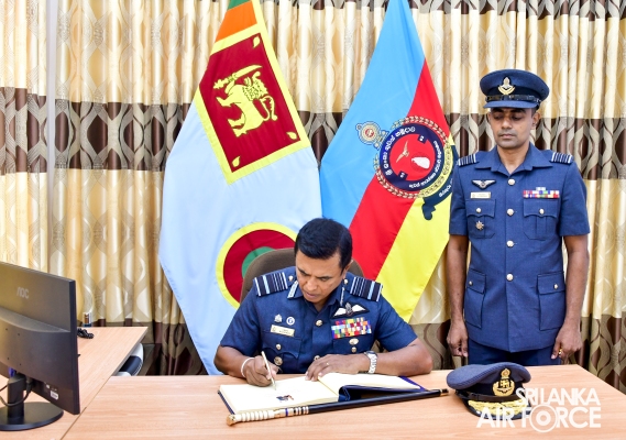 COMMANDER'S INSPECTION OF SLAF STATION WEERAWILA