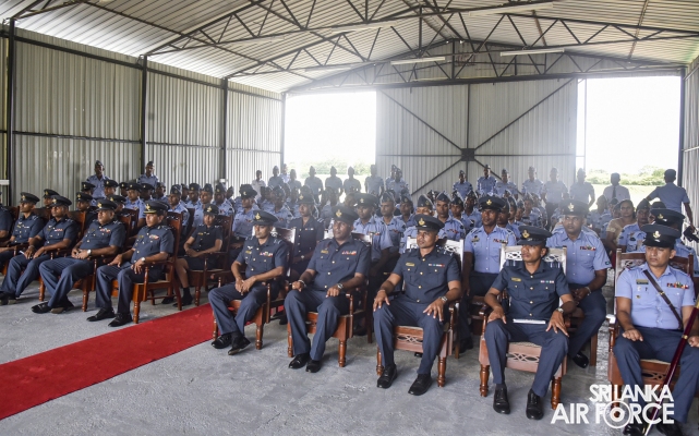 COMMANDER'S INSPECTION OF SLAF STATION WEERAWILA
