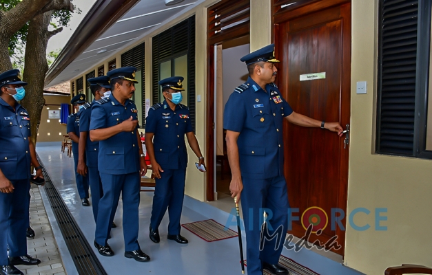 New Medical Ward Complex and Officers’ Accommodation Block Declared Open by the Commander at Weerawila