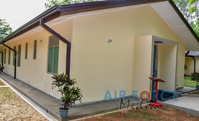 New Medical Ward Complex and Officers’ Accommodation Block Declared Open by the Commander at Weerawila