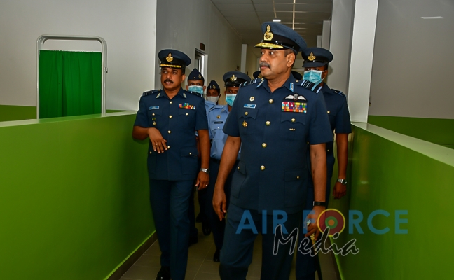 New Medical Ward Complex and Officers’ Accommodation Block Declared Open by the Commander at Weerawila