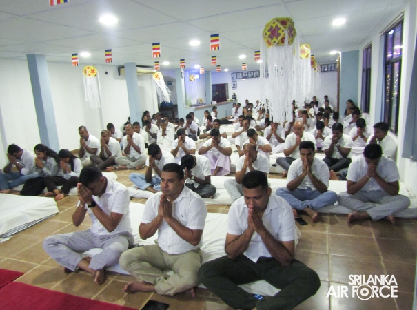 ALL-NIGHT PIRITH CHANTING CEREMONY AT SLAF STATION WEERAWILA