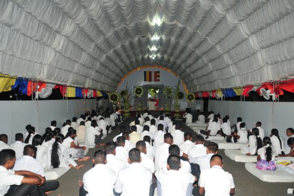 Pirith Chanting Ceremony at SLAF Station Weerawila