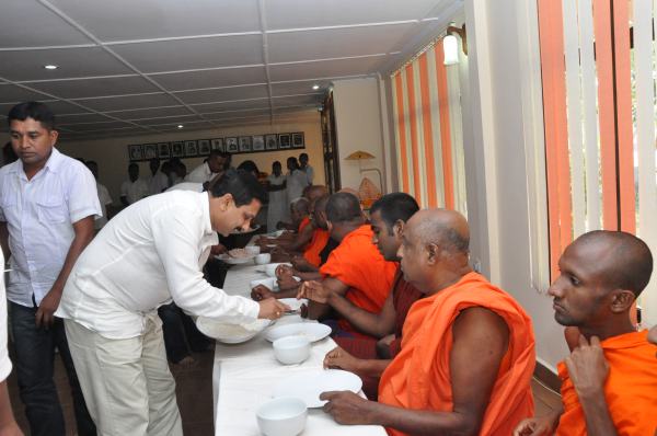 Pirith Chanting Ceremony at SLAF Station Weerawila