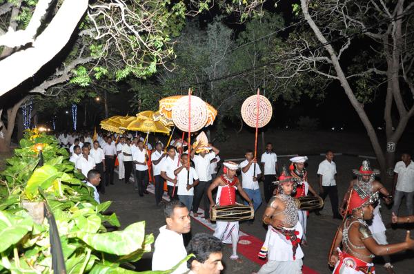 Pirith Chanting Ceremony at SLAF Station Weerawila