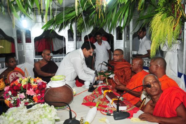 Pirith Chanting Ceremony at SLAF Station Weerawila