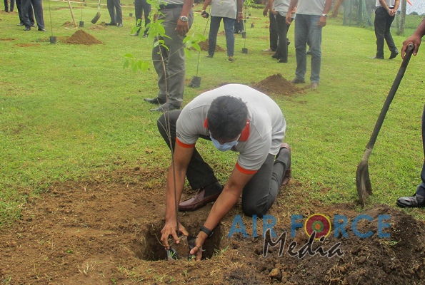 White Sandalwood Tree Planting Programme by SLAF Station Weerawila