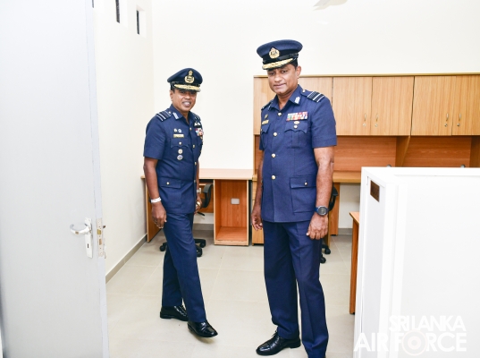 INAUGURATION OF ELECTRONICS AND WORKS SECTIONS AT SLAF GUWANPURA
