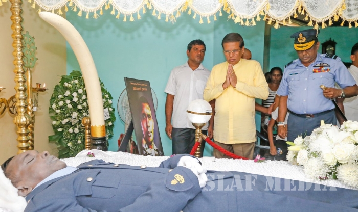 Late Flight Sergeant YMS Yaparathna promotes