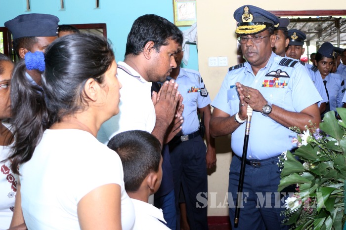 Late Flight Sergeant YMS Yaparathna promotes