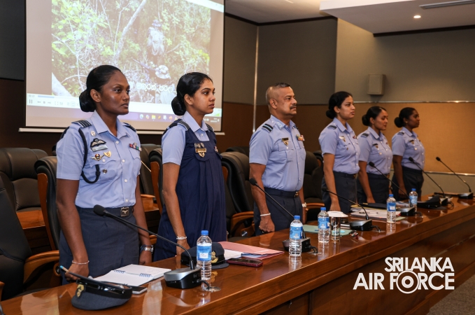 SLAF DELIVERS LIVE AWARENESS SESSION FOR FEMALE PERSONNEL ON ‘PROFESSIONAL CONDUCT’