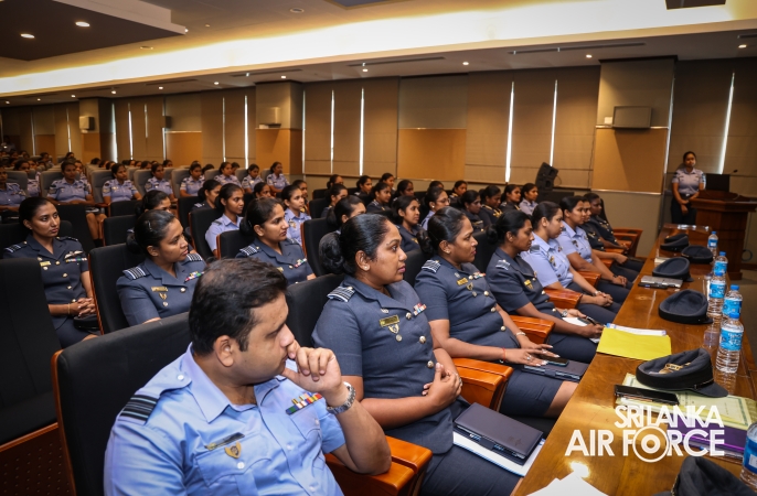 SLAF DELIVERS LIVE AWARENESS SESSION FOR FEMALE PERSONNEL ON ‘PROFESSIONAL CONDUCT’