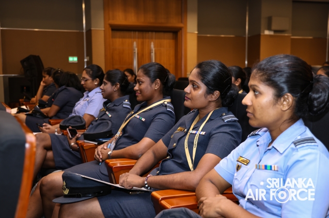SLAF DELIVERS LIVE AWARENESS SESSION FOR FEMALE PERSONNEL ON ‘PROFESSIONAL CONDUCT’