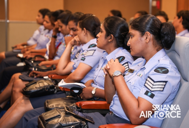 SLAF DELIVERS LIVE AWARENESS SESSION FOR FEMALE PERSONNEL ON ‘PROFESSIONAL CONDUCT’