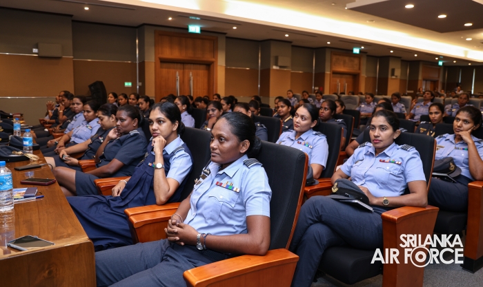 SLAF DELIVERS LIVE AWARENESS SESSION FOR FEMALE PERSONNEL ON ‘PROFESSIONAL CONDUCT’