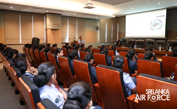 SLAF DELIVERS LIVE AWARENESS SESSION FOR FEMALE PERSONNEL ON ‘PROFESSIONAL CONDUCT’
