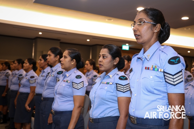 SLAF DELIVERS LIVE AWARENESS SESSION FOR FEMALE PERSONNEL ON ‘PROFESSIONAL CONDUCT’