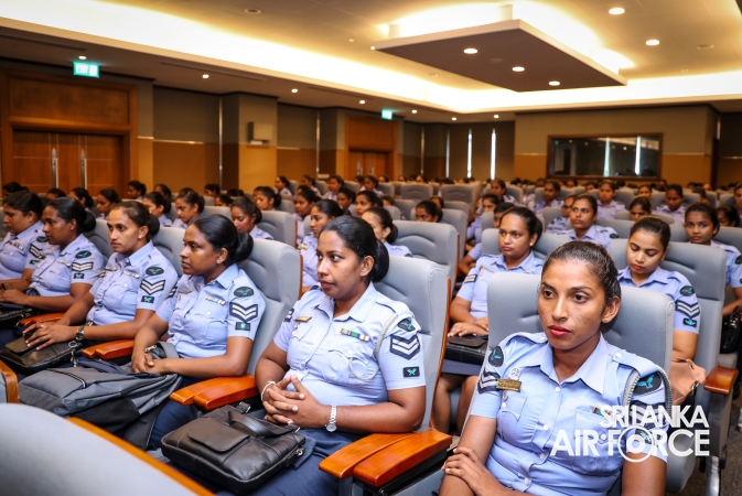 SLAF DELIVERS LIVE AWARENESS SESSION FOR FEMALE PERSONNEL ON ‘PROFESSIONAL CONDUCT’