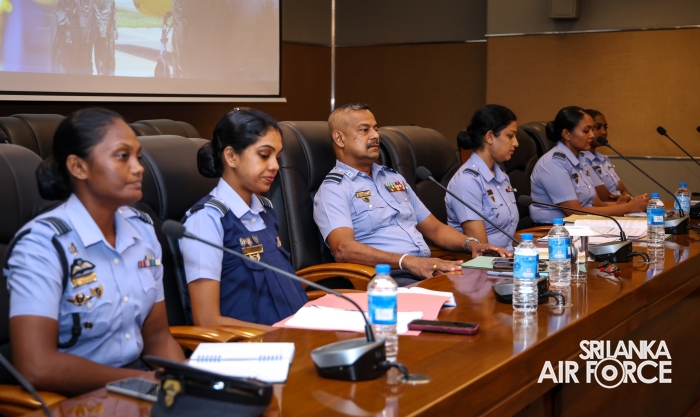 SLAF DELIVERS LIVE AWARENESS SESSION FOR FEMALE PERSONNEL ON ‘PROFESSIONAL CONDUCT’