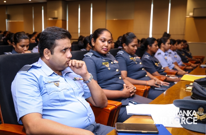 SLAF DELIVERS LIVE AWARENESS SESSION FOR FEMALE PERSONNEL ON ‘PROFESSIONAL CONDUCT’